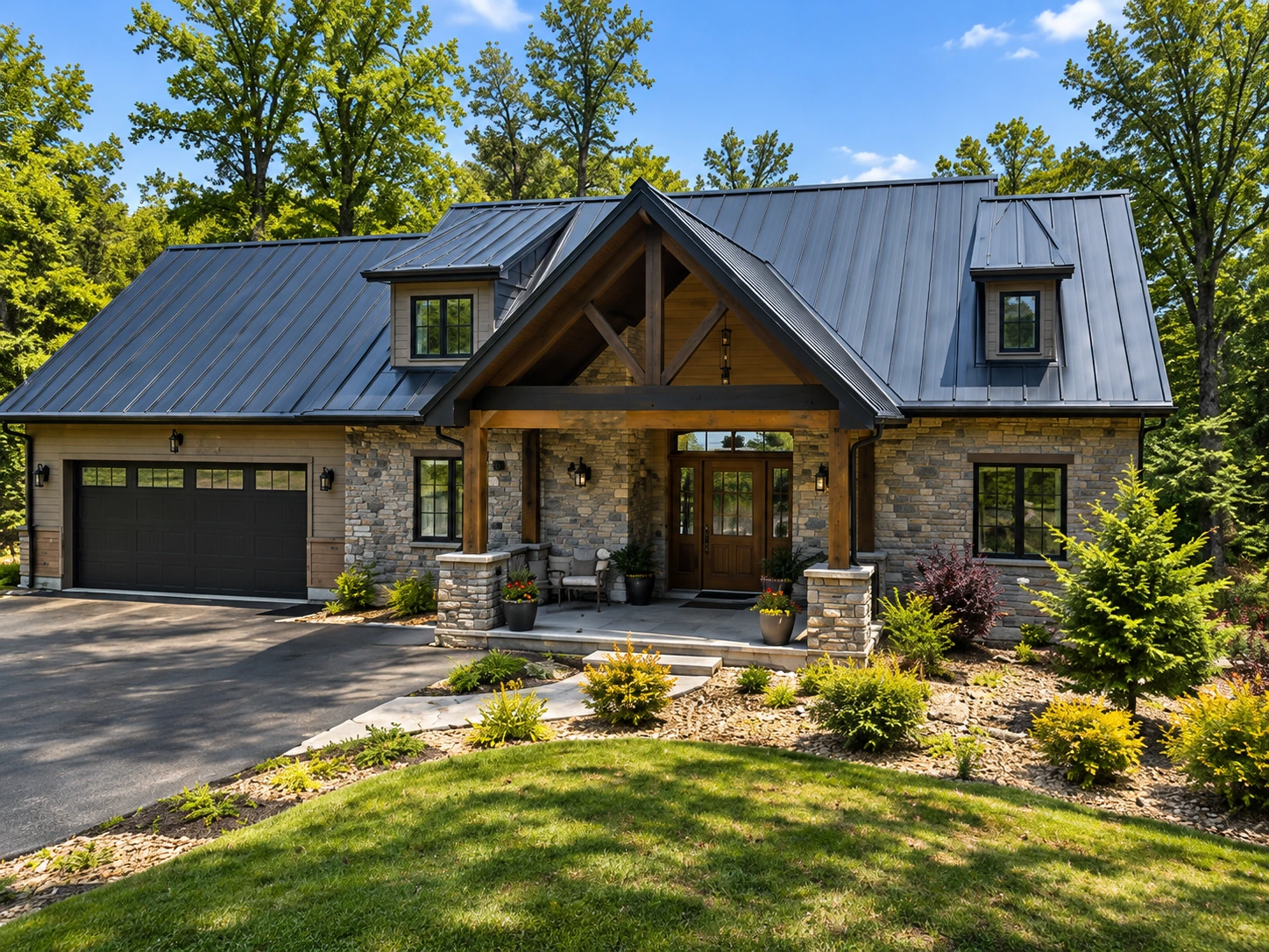 Luxury curb appeal.